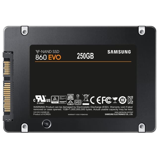 SSD Samsung 860 EVO 250 ГБ 2,5″ SATA — б/у