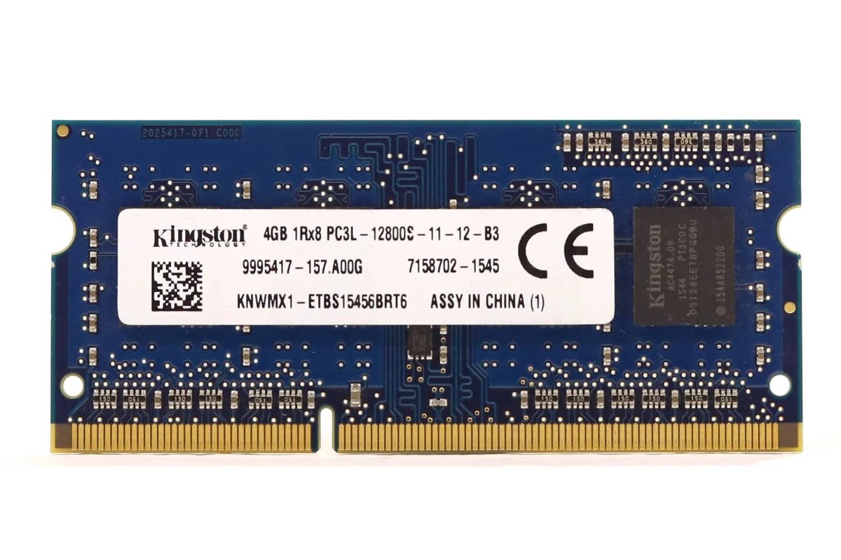 Пам’ять Kingston 4 ГБ DDR3L-1600 SO-DIMM — б/у — ілюстративне фото