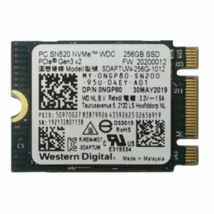 SSD WD PC SN520 256 ГБ M.2 2230 NVMe — б/у — ілюстративне фото