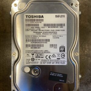 HDD Toshiba DT01ACA100 1 ТБ 3,5″ SATA — б/у — ілюстративне фото